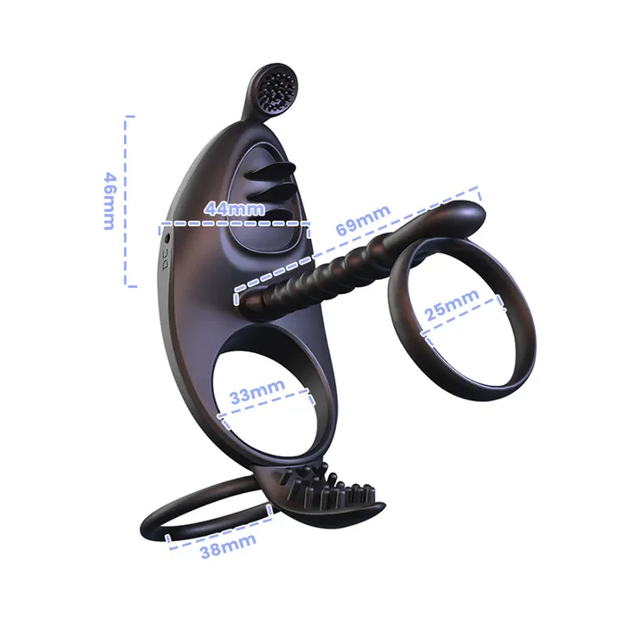 FRISKY BUSINESS SG Male Sex Toys Eclipse Elite Remote Control Vibrating Cock Ring