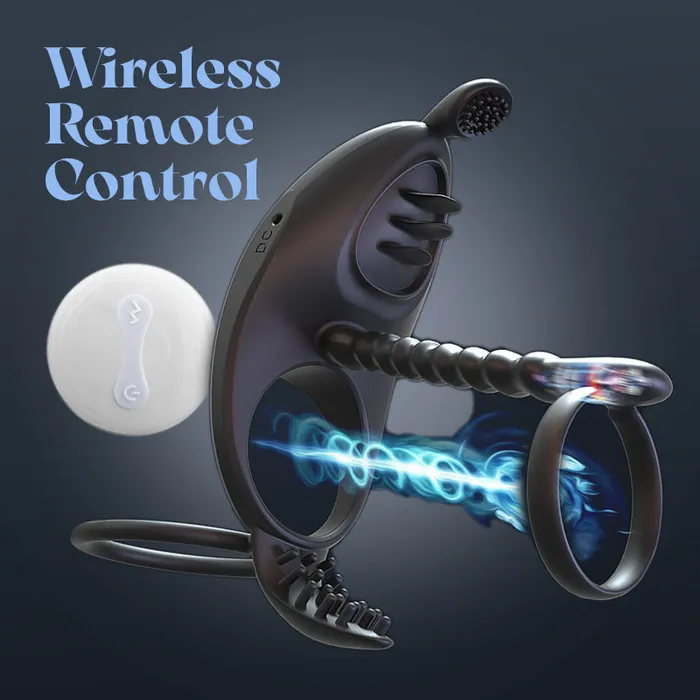 FRISKY BUSINESS SG Male Sex Toys Eclipse Elite Remote Control Vibrating Cock Ring