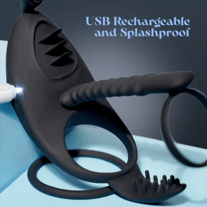 FRISKY BUSINESS SG Male Sex Toys Eclipse Elite Remote Control Vibrating Cock Ring