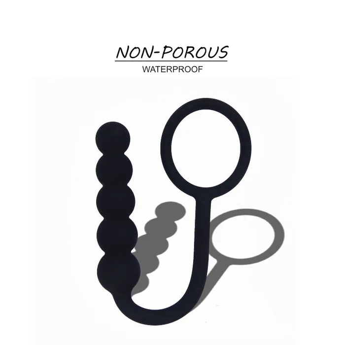 FRISKY BUSINESS SG Male Sex Toys Ecstasy Duo Silicon Cock Ring With Anal Bead