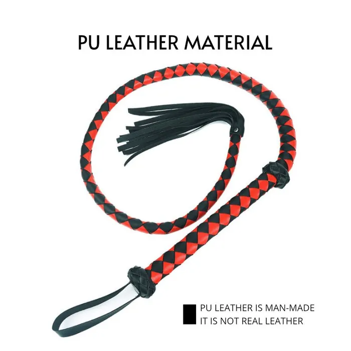 FRISKY BUSINESS SG Restraints BDSM 14 m Long Novelty PU Leather Whip