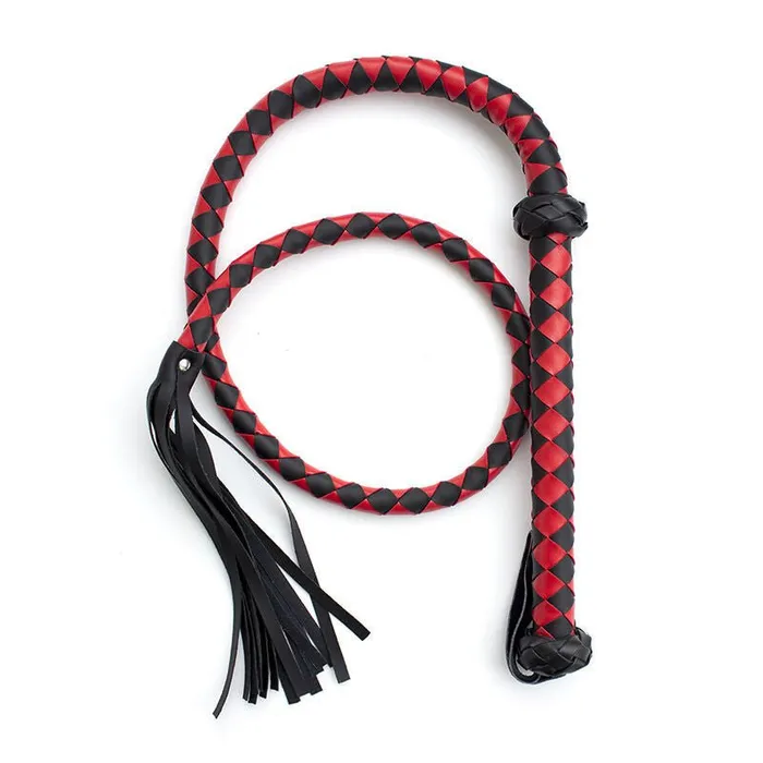 FRISKY BUSINESS SG Restraints BDSM 14 m Long Novelty PU Leather Whip