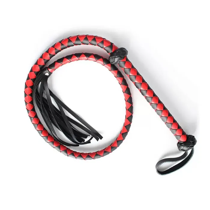FRISKY BUSINESS SG Restraints BDSM 14 m Long Novelty PU Leather Whip