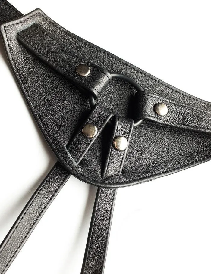Full Curves Leather Strapon Harness The Stockroom Female Sex Toys