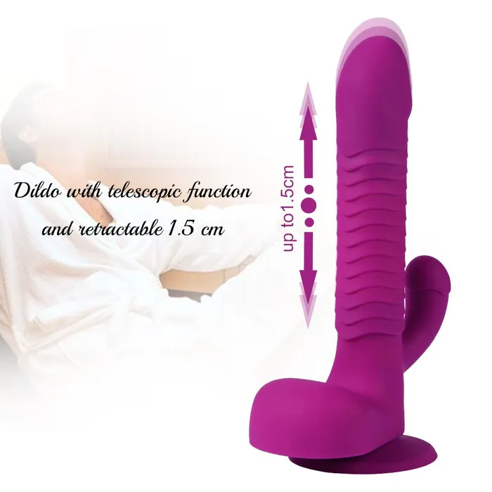 HEXHER Remote Control 6 Modes Rotary Clitoral Vibrator Female Sex Toys