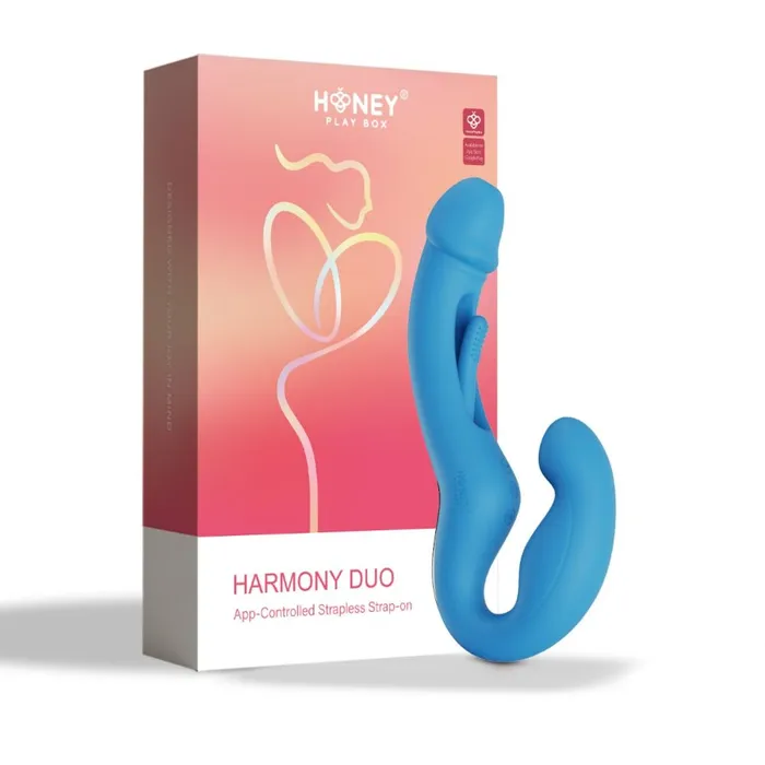 Honey Play Box Female Sex Toys Harmony Duo AppEnabled Strapless Strap On