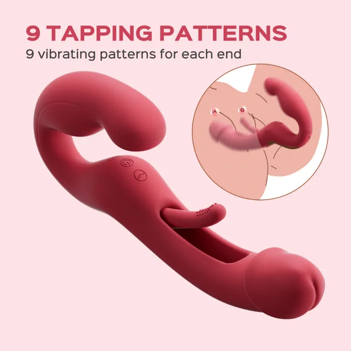 Honey Play Box Female Sex Toys Harmony Duo AppEnabled Strapless Strap On