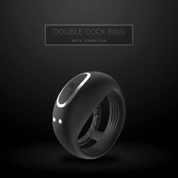 Intimate Duo Ring Vibrating Double Cock Ring FRISKY BUSINESS SG Male Sex Toys