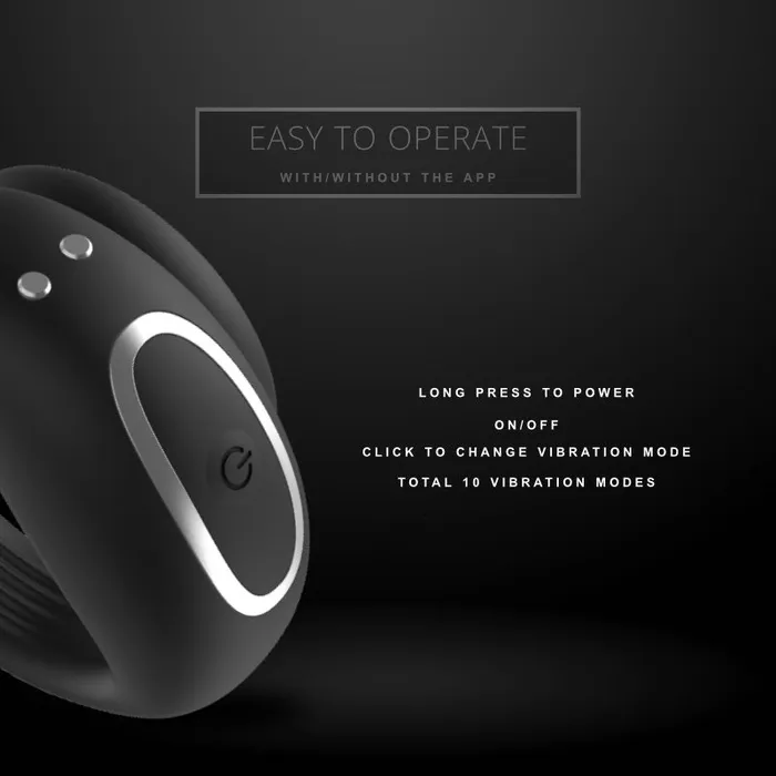 Intimate Duo Ring Vibrating Double Cock Ring FRISKY BUSINESS SG Male Sex Toys