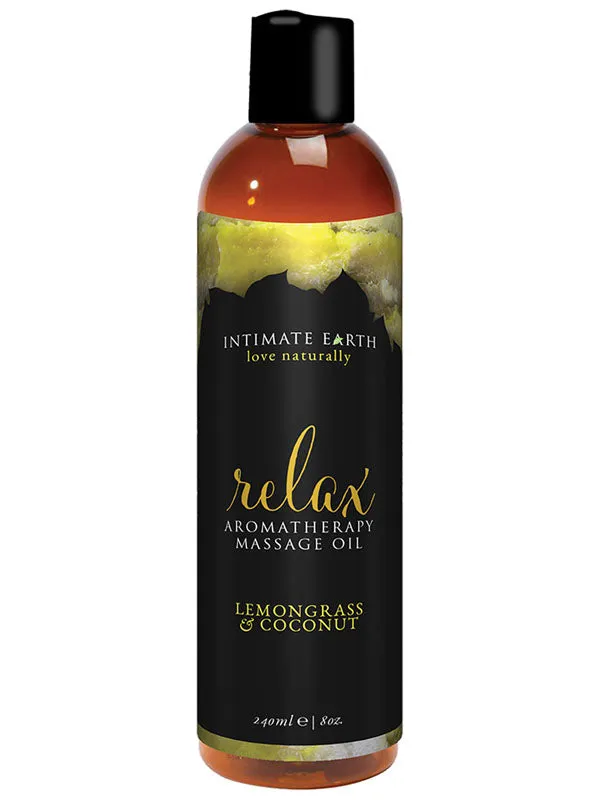 Intimate Earth Relax Massage Oil 240ml Calvista Couples