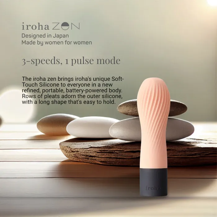 Iroha Zen Hanacha Ribbed G Spot Massager FRISKY BUSINESS SG Female Sex Toys