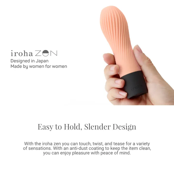 Iroha Zen Hanacha Ribbed G Spot Massager FRISKY BUSINESS SG Female Sex Toys