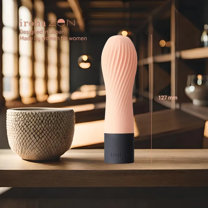 Iroha Zen Hanacha Ribbed G Spot Massager FRISKY BUSINESS SG Female Sex Toys