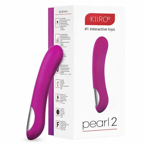 Kiiroo Vibrators Kiiroo Pearl2 Interactive GSpot Vibrator