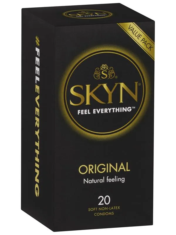 LifeStyles SKYN Original Soft NonLatex Condoms 20 Pack Calvista Male Sex Toys LifeStyles SKYN Original Soft NonLatex Condoms 20 Pack Calvista Male Sex Toys