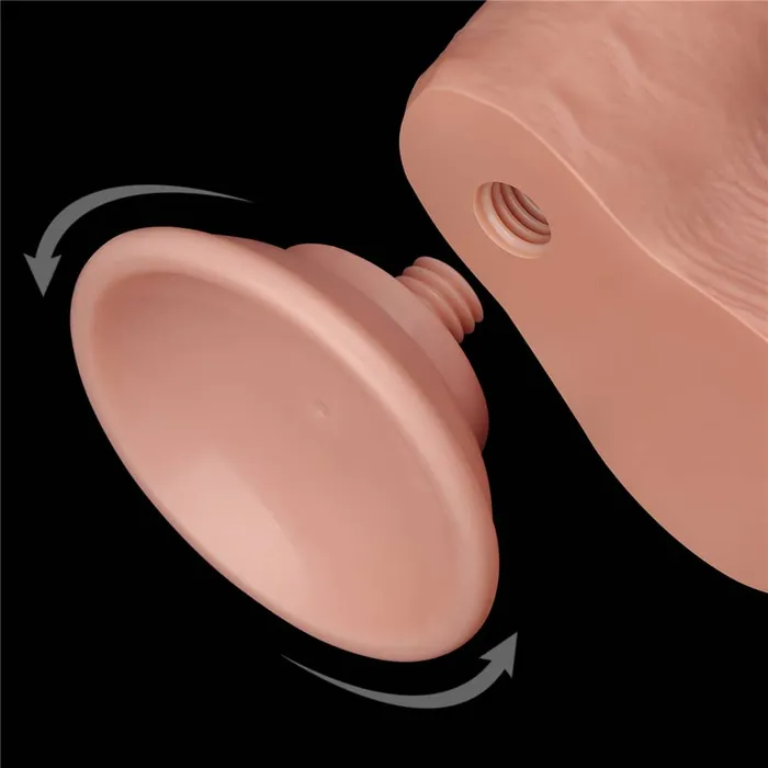 LOVETOY Dildos 75 Sliding Skin Dual Density Dildo Flesh