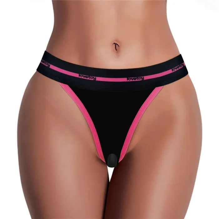 LOVETOY Vibrators Printed Vibrating Sexy Panties Pink