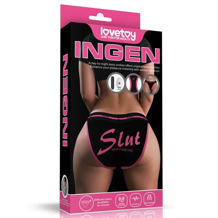 LOVETOY Vibrators Printed Vibrating Sexy Panties Pink