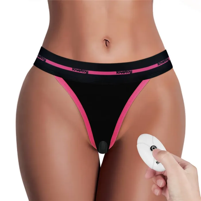 LOVETOY Vibrators Printed Vibrating Sexy Panties Pink