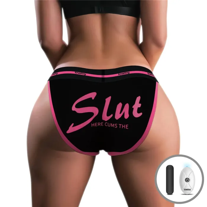 LOVETOY Vibrators Printed Vibrating Sexy Panties Pink