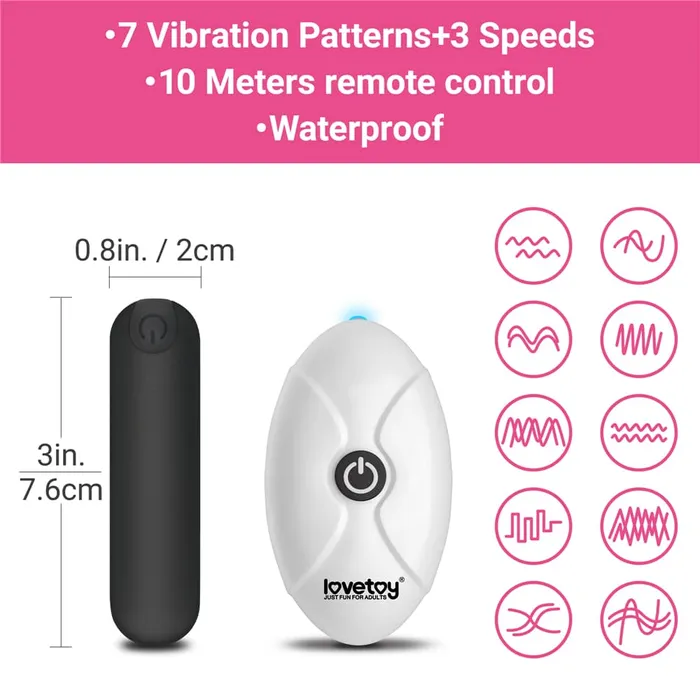 LOVETOY Vibrators Printed Vibrating Sexy Panties Pink