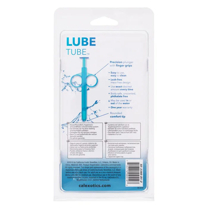 Lube Tube Applicator 2 Pack Blue CalExotics Vibrators