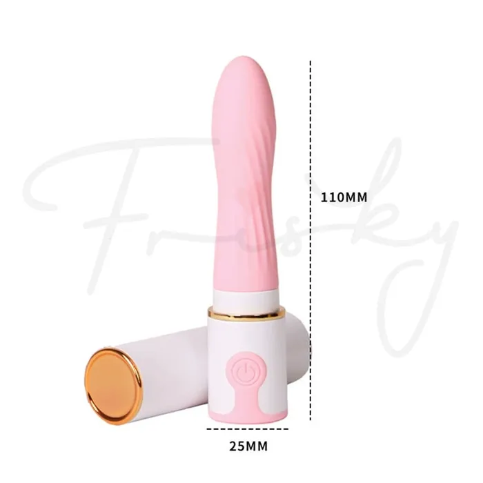 Lust Lume Female Lipstick Size Bullet Vibrator FRISKY BUSINESS SG Female Sex Toys