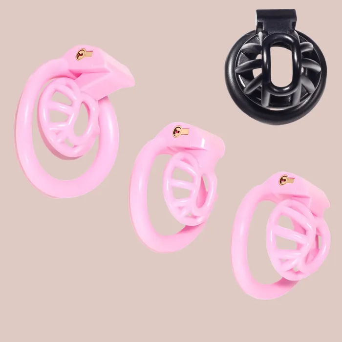 Male Sex Toys House of Chastity The Cobra Nub Micro Male Chastity Cage Kit