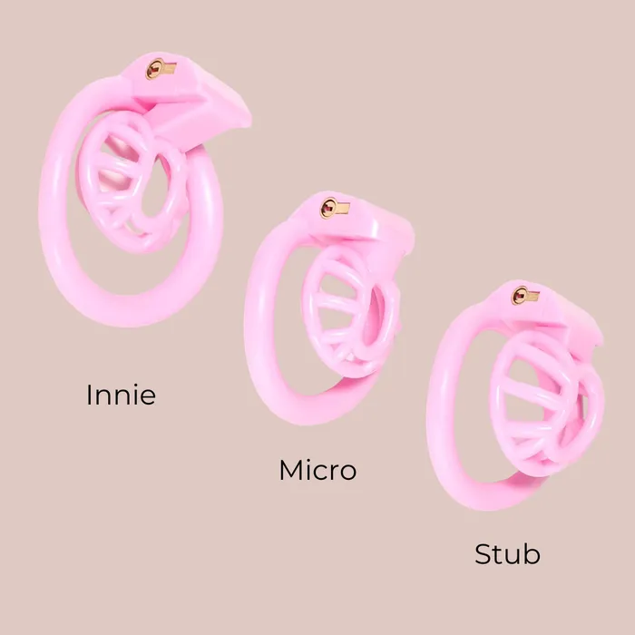 Male Sex Toys House of Chastity The Cobra Nub Micro Male Chastity Cage Kit
