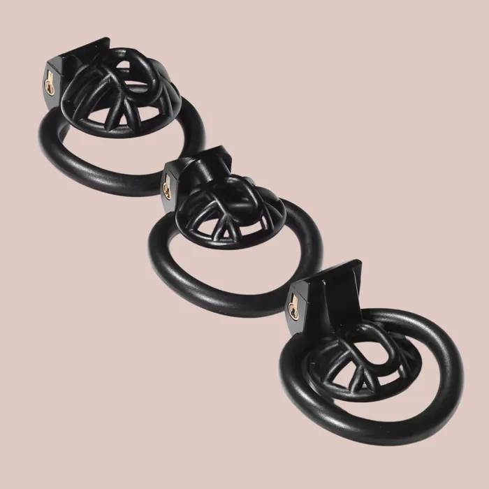 Male Sex Toys House of Chastity The Cobra Nub Micro Male Chastity Cage Kit
