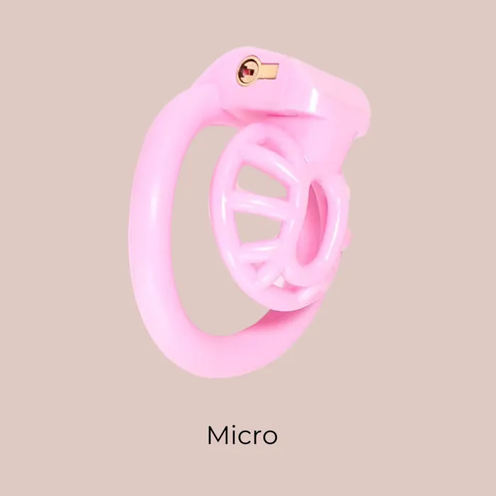 Male Sex Toys House of Chastity The Cobra Nub Micro Male Chastity Cage Kit