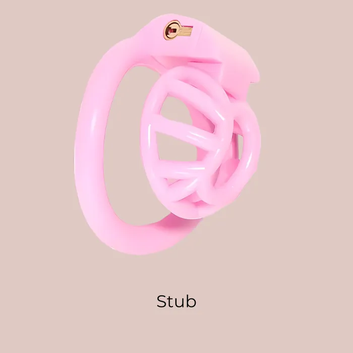 Male Sex Toys House of Chastity The Cobra Nub Micro Male Chastity Cage Kit
