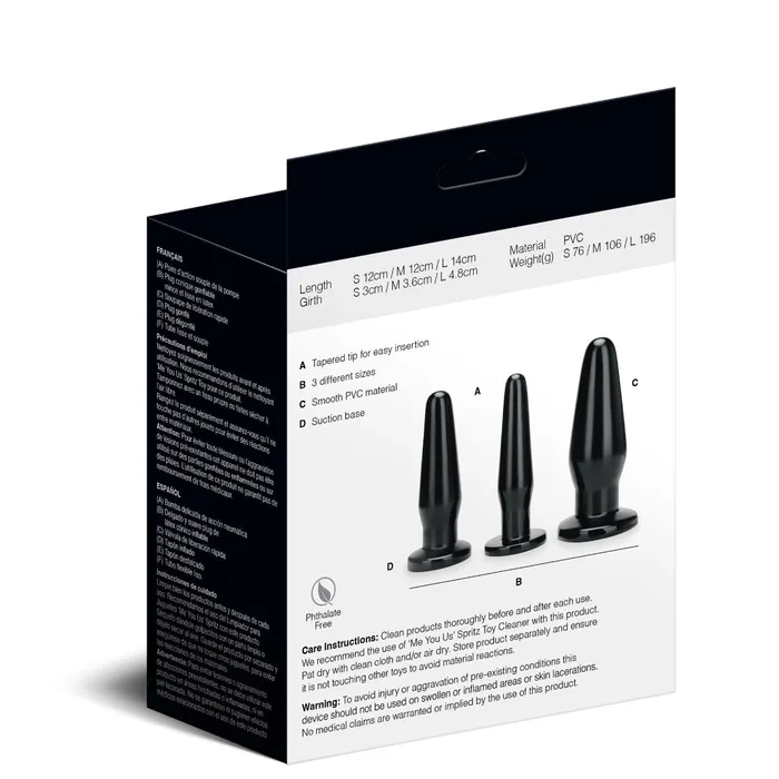 ME YOU US Anal Me You Us Anal Training Butt Plug Kit