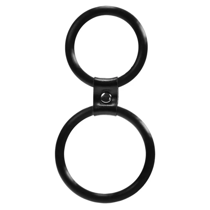 Me You Us Dual Cock Ring Black ME YOU US Male Sex Toys