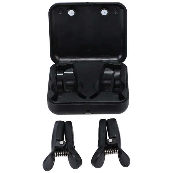 Merci Vibro Grippers Vibrating Nipple Clamps Doc Johnson Female Sex Toys