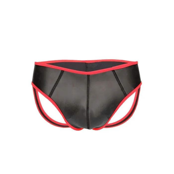 Ouch Anal Ouch Neoprene Jock Strap Red