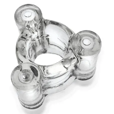 Oxballs Anal Oxballs Heavy Squeeze Weighted Ball Stretcher Clear
