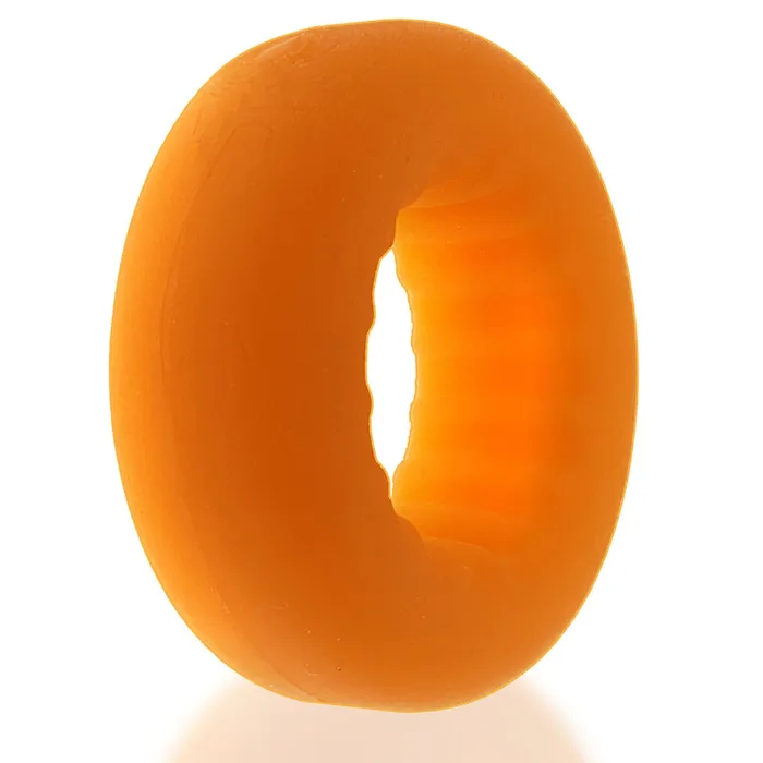 Oxballs Oxballs Axis Rib Griphold Cock Ring Orange Ice Male Sex Toys