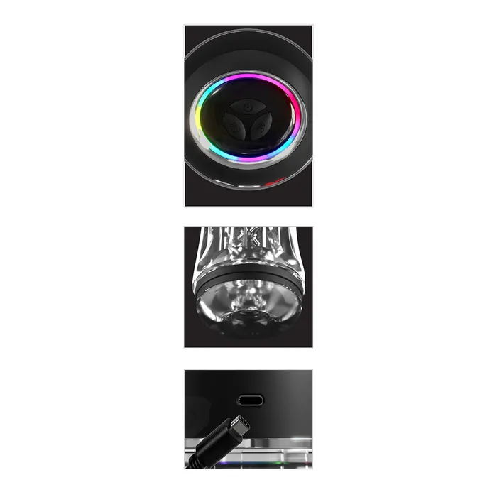 PDX Elite ViewTube Pro Super Suction Stroker PDX Brands Male Sex Toys