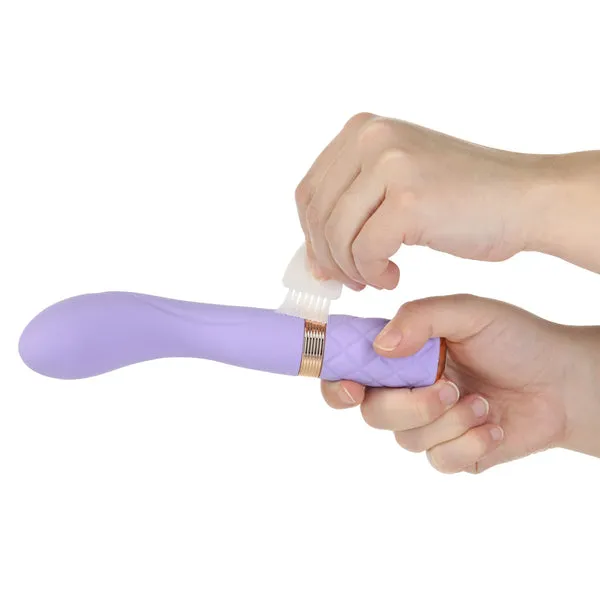Pillow Talk Sassy Luxurious Rechargeable GSpot Massager Purple Pillow Talk Vibrators
