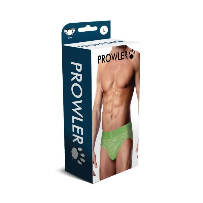 Prowler Female Sex Toys Prowler Lace Brief Neon Green
