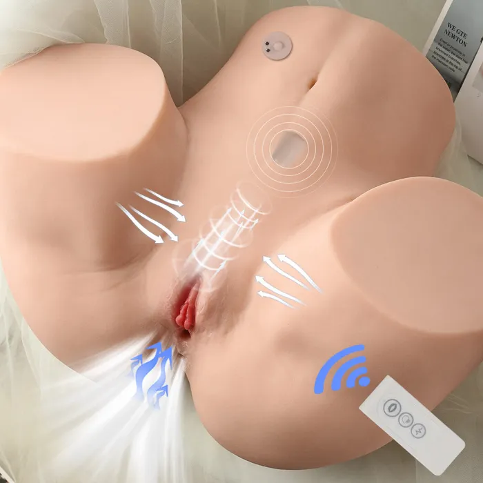 Safystyle Remote Vibration Sucking Doll Male Masturbate Realistic Sex Doll VaginaPussy Masturbator Sex Toy For Man Male Sex Toys