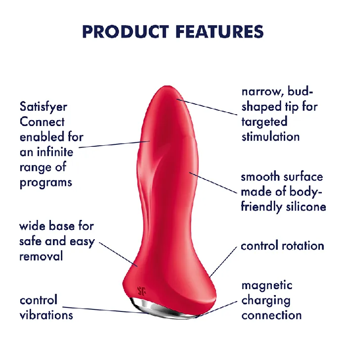 Satisfyer Vibrators Satisfyer Rotator Plug 1 Connect App Vibrator