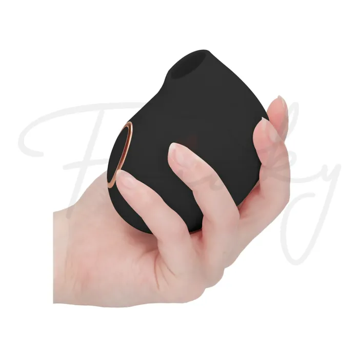 SHOTS Seductive Air Pulse Vibrator Black SHOTS Vibrators