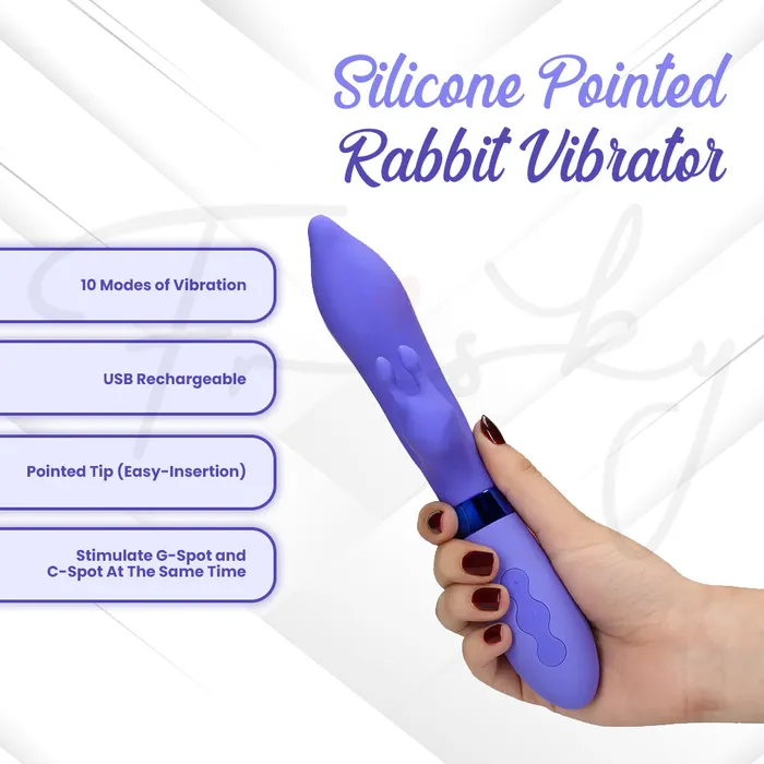 SHOTS SHOTS Silicone Pointed Rabbit Vibrator Vibrators