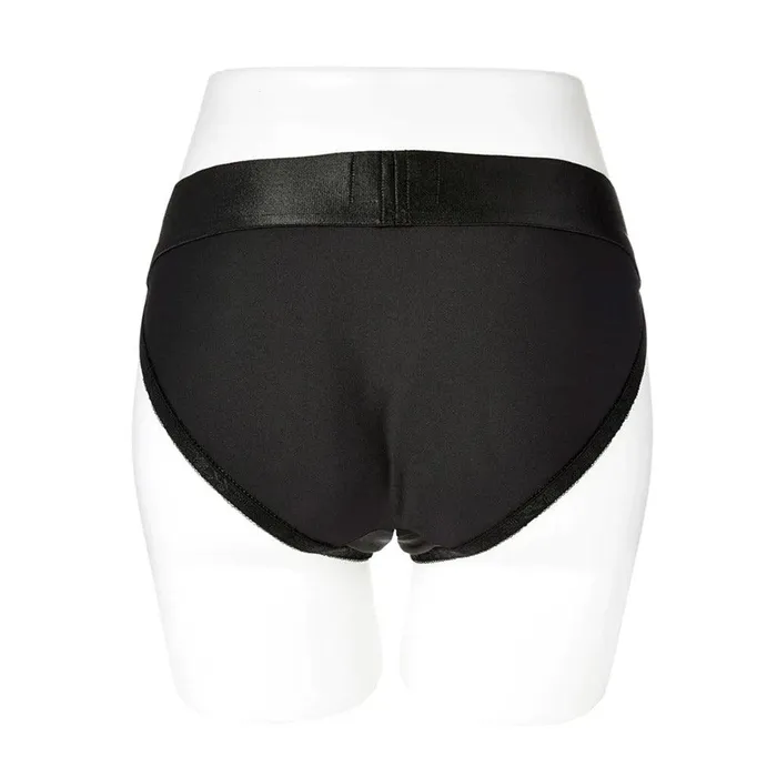 Sportsheets Anal EmEx Silhouette Crotchless Strapon Harness Black