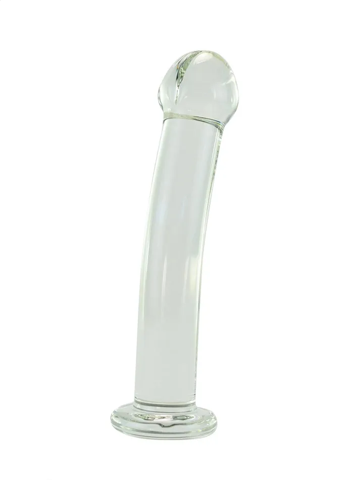 Strapon Compatible Clear Glass Dildo Crystal Delights Dildos