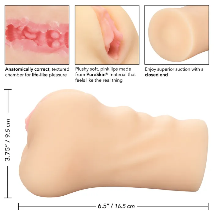 Stroke It Pussy Ivory CalExotics Male Sex Toys Stroke It Pussy Ivory CalExotics Male Sex Toys
