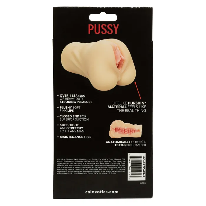 Stroke It Pussy Ivory CalExotics Male Sex Toys Stroke It Pussy Ivory CalExotics Male Sex Toys