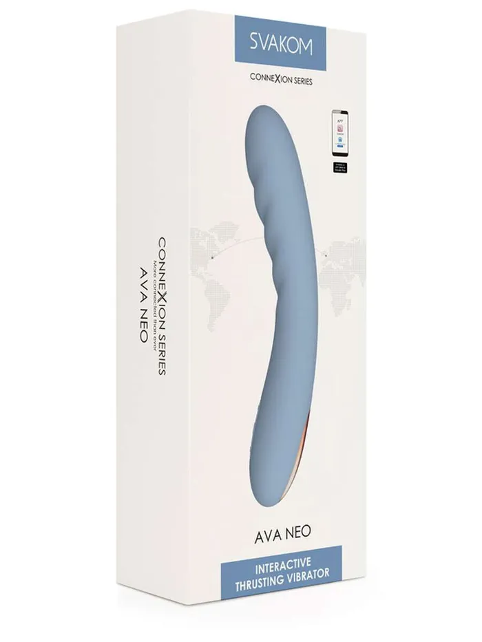 Svakom Ava Neo Interactive Thrusting Vibrator Svakom Female Sex Toys